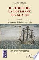 Histoire de la Louisiane française