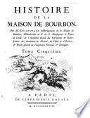 Histoire de la maison de Bourbon