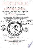 Histoire de la maison de Luxembourg...par Me Nicolas Vigner,...