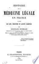 Histoire de la médecine légale en France
