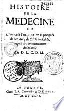 Histoire de la médecine par Daniel Leclerc