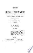 Histoire de la monnaie romaine par Théodore Mommsen