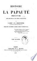 Histoire de la papautë pendant le XIV sic̀cle