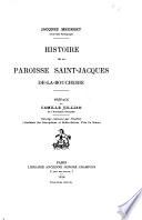 Histoire de la paroisse Saint-Jacques-de-la-Boucherie