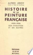 Histoire de la peinture française, 1800-1933
