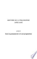 Histoire de la philosophie africaine