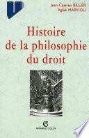 Histoire de la philosophie du droit