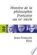 Histoire de la philosophie française au XXe siècle