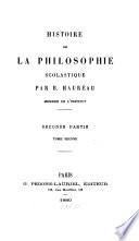 Histoire de la philosophie scolastique