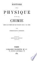 Histoire de la physique et de la chimie