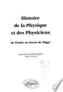 Histoire de la physique et des physiciens