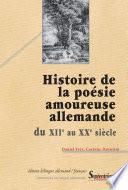 Histoire de la poésie amoureuse allemande