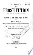 Histoire de la prostitution chez tous les peuples du monde