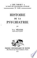 Histoire de la psychiatrie