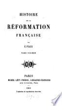 Histoire de la réformation Française