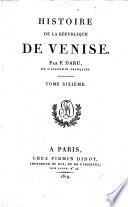 Histoire de la république de Venise