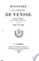 Histoire de la république de Venise