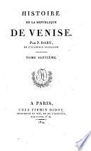 Histoire de la république de Venise