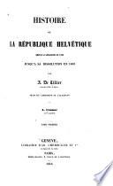 Histoire de la République helvétique