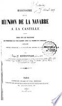 Histoire de la réunion de la Navarre à la Castille