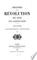 Histoire de la révolution de 1848