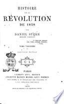 Histoire de la revolution de 1848 par Daniel Stern (madame d'Agoult)