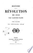 Histoire de la révolution de 1848 par Garnier-Pagès