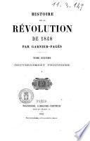 Histoire de la révolution de 1848 par Garnier-Pagès