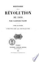 Histoire de la révolution de 1848 par Garnier-Pagès