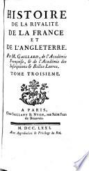Histoire de la rivalité de la France et de l'Angleterre
