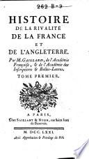 Histoire de la rivalité de la France et de l'Angleterre