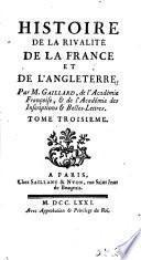 Histoire de la rivalité de la France et de l'Angleterre