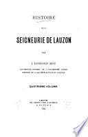Histoire de la seigneurie de Lauzon