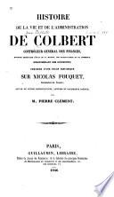 Histoire de la vie et de l'administration de Colbert