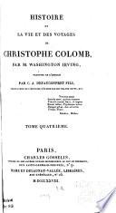 Histoire de la vie et des voyages de Christophe Colomb