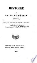 Histoire de la ville d'Etain, Meuse