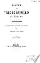 Histoire de la ville de Bruxelles