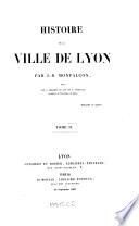 Histoire de la ville de Lyon