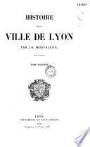 Histoire de la ville de Lyon
