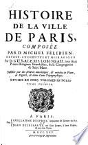 Histoire de la ville de Paris
