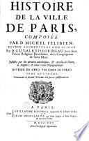 Histoire de la ville de Paris