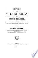 Histoire de la ville de Roujan et du Prieuré de Cassan
