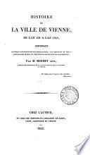 histoire de la ville de vienne