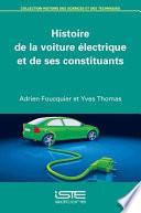 Histoire de la voiture électrique et de ses constituants