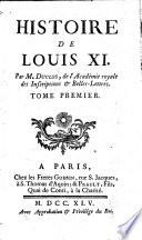 Histoire de Louis XI.