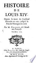 Histoire de Louis XIV.