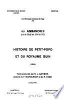 Histoire de Petit-Popo et du royaume guin (1934)