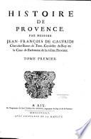Histoire de Provence, par messire Jean François de Gaufridi...