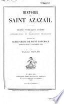 Histoire de saint Azazaïl
