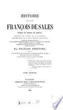 Histoire de saint François de Sales